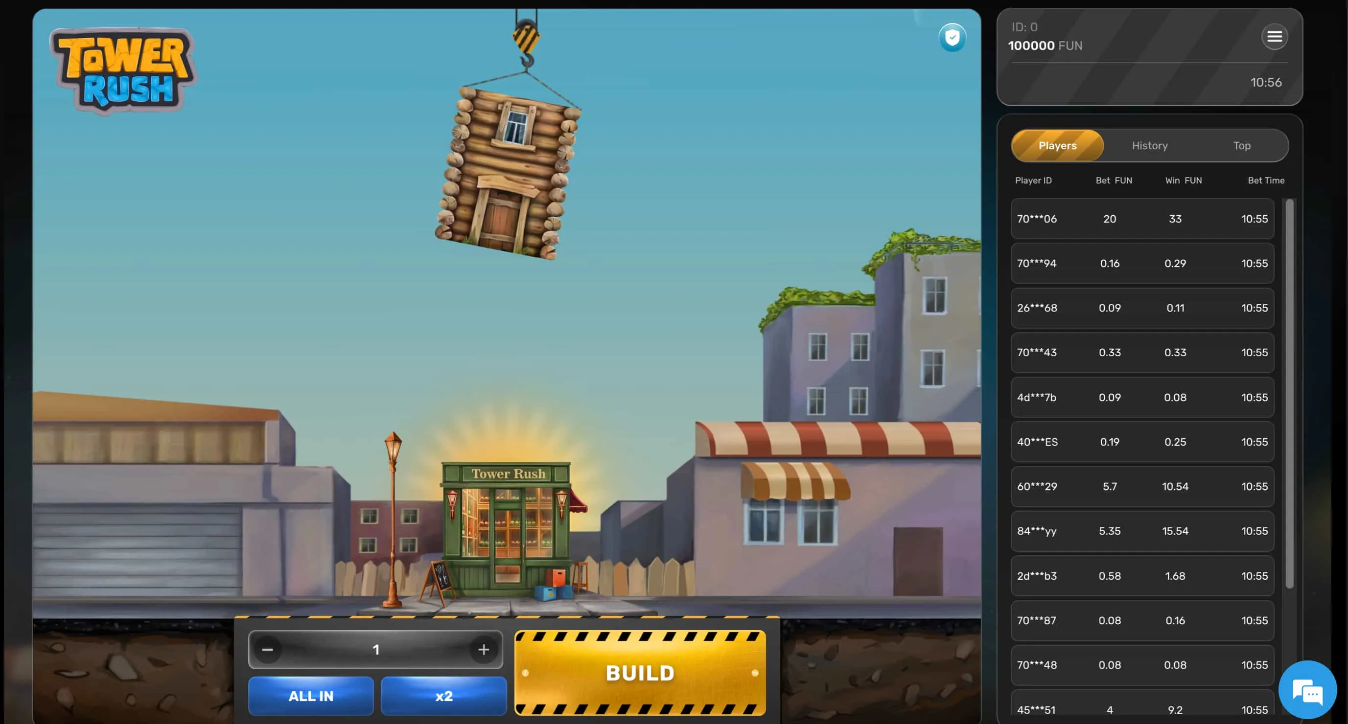 Tower Rush sur Mobile et Tablette